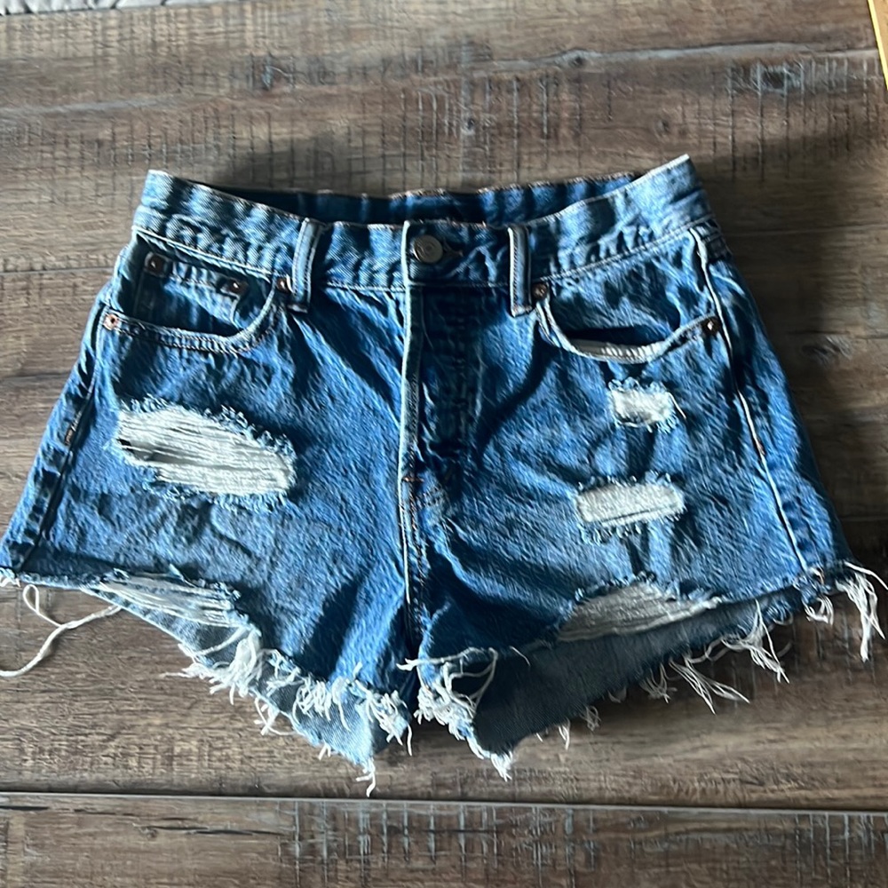 Aeropostal Mini Shorts size 0 Women Denim Fashion style Short Woman’s